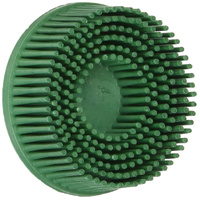 3M Scotch-Brite 3" Roloc Bristle Disc Coarse Green (10 Pack)