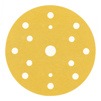 3M 80 Grit 236U Hookit Gold 15 Hole 6" Discs (100 Pack)