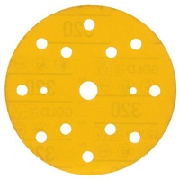 3M 600 Grit 288U Hookit Gold 15 Hole 6" Discs (100 Pack)