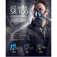 Sundstrom SR100 Pro Small Half Face Respirator Only