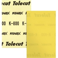 Kovax Tolecut Yellow 800 Grit 170mm x 130mm Block Sheets (25 Pack)