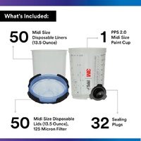 3M PPS Series 2.0 Spray Cup System Kit 400ml 125 Micron