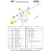 Anest Iwata N77 Service Kit