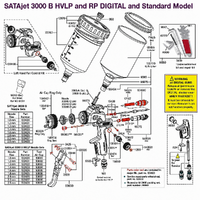 SATA 3000 B Repair Kit
