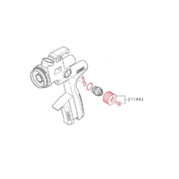 SATAjet 5000 B Control Knob With Screws