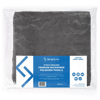 Smartline Edgeless Premium Microfibre Towel 40cm x 40cm (10 Pack)
