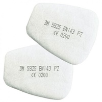 3M Half Respirator Replacement Filters & Retainer Kit