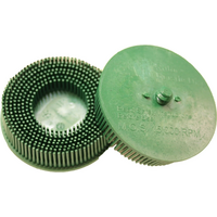 3M Scotch-Brite 3" Roloc Bristle Disc Coarse Green (10 Pack)