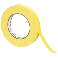 3M Yellow Automotive Refinish Masking Tape  18mm x 55m (48 Rolls)