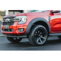 RVE Fender Flares Matte Black Front & Rear Suitable for Ranger PY Next-Gen Wildtrak