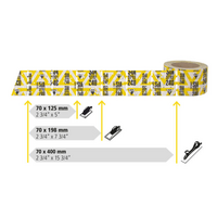 sia Abrasives 5500 siastyle 80 Grit 70mm x 10m Sanding Roll