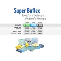 Kovax Super Buflex Blue K2500 3" Super-Tack Discs (50 Pack)