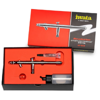 Anest Iwata Revolution Series 0.5mm Gravity Feed Airbrush with Air Compressor