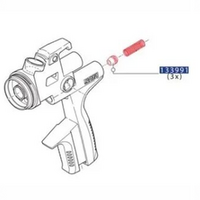 SATAjet Air Piston Head (Pack of 3)