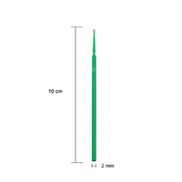Velocity 2.0mm Green Fine Microbrush (100 Pack)