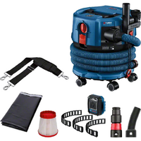 Bosch 18V Li-ion Cordless 6" Random Orbit Sander & 18V Li-ion Cordless 12L Dust Extractor - Skin Only