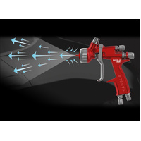 Sagola New 4600 1.3mm Clear Pro Gravity Spray Gun