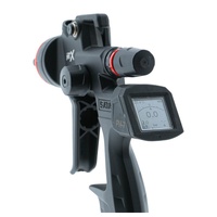 SATA jet X Digital Pro HVLP 1.2mm (I) Nozzle Gravity Spray Gun with Adam X Pro Digital Gauge