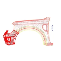 RVE Fender Flares Matte Black Front & Rear Suitable for Ranger PY Next-Gen Wildtrak