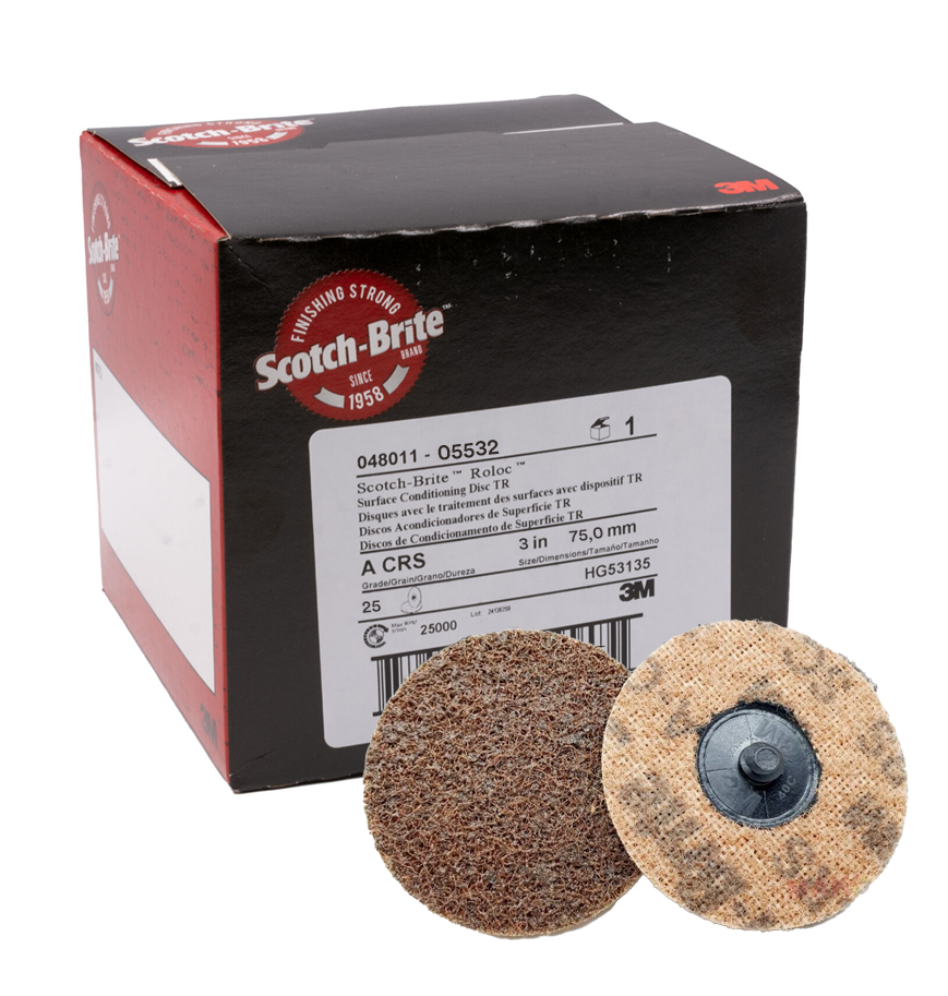 Buy 3M Scotch-Brite Roloc Surface Conditioning Disc Brown Course Online