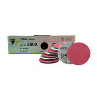 sia Abrasives 7940 siaair 3000 Grit 80mm Foam Discs (10 Pack)