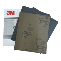 3M Trimite 240 Grit Wetordry Abrasive 734 Sheet 230mm x 280mm (50 Pack)