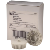 3M 120 Grit Scotch-Brite 2" Roloc Bristle Disc White (10 Pack)