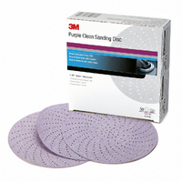 3M 600 Grit 6" Purple Clean Sanding Hookit Disc (50 Pack)