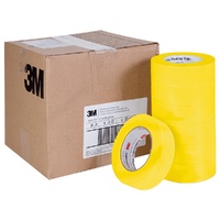 3M Yellow Automotive Refinish Masking Tape  36mm x 55m (24 Rolls)