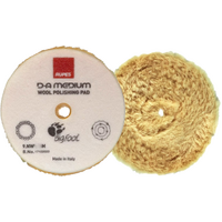 Rupes BigFoot 130mm Yellow Medium Velcro Wool Pad