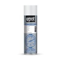 U-Pol Power Can Top Coat Gloss White Aerosol 500ml