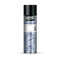 U-Pol Power Can Top Coat Satin Black Aerosol 500ml