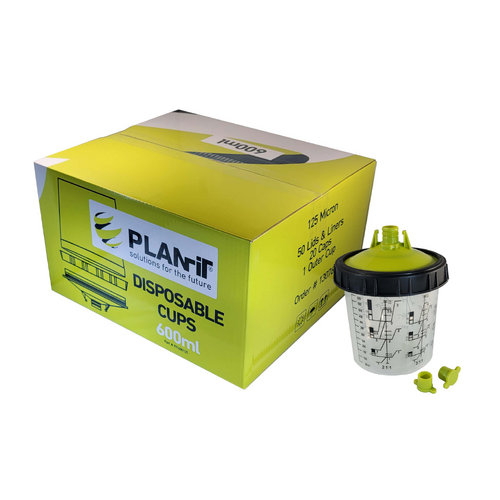 PlanIT Disposable Spray Cup System Kit 125 Micron