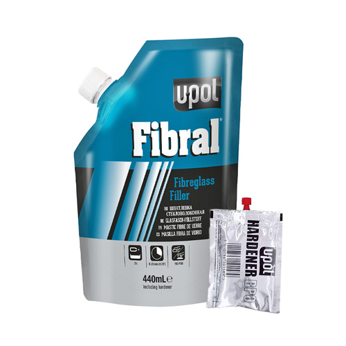 U-Pol Fibral Lite Fiberglass Filler 440ml