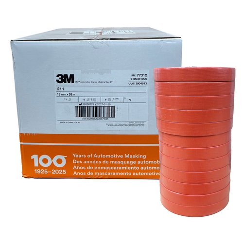 3M 211 Automotive Masking Tape 18mm x 55m
