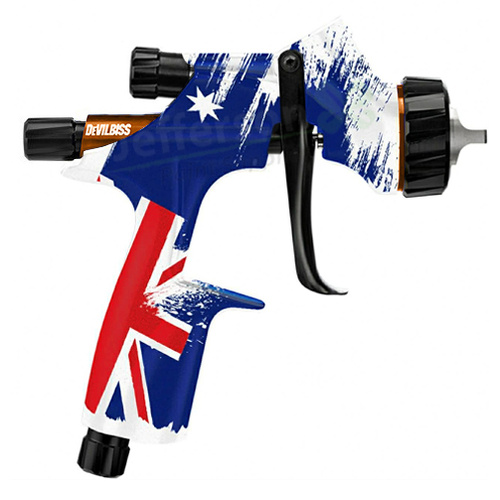 Devilbiss DV1 Limited True Blue C1+ 1.3mm Clear Coat Spray Gun