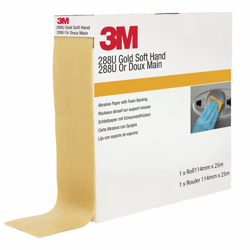 3M 288U Soft Hand Abrasive Roll 114mm x 25m