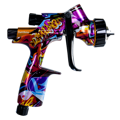 Devilbiss DV1 C1+ 1.2mm &amp; 1.3mm Limited Edition Graffiti Clear Coat Spray Gun