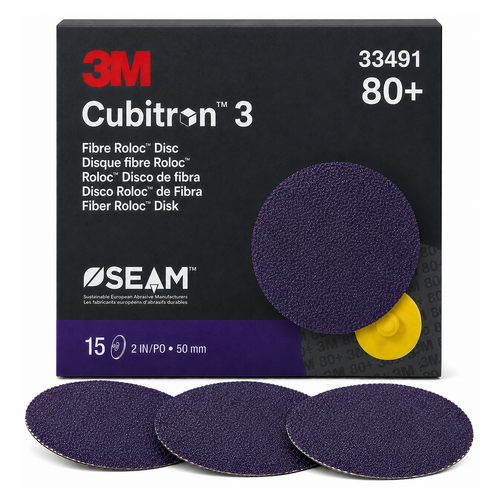3M Cubitron 3 2" Fibre Roloc Disc (15 Pack)