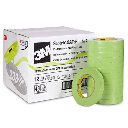 3M Scotch 233+ Green Performance Masking Tape 18mm x 50m