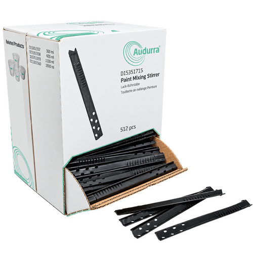 Audurra Plastic Mixing Stirrers 22cm (512 Pack)