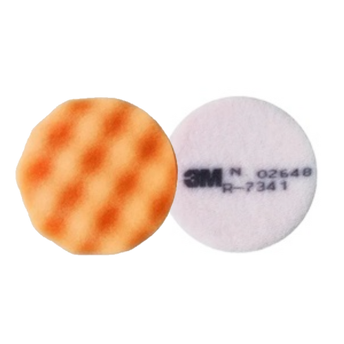 3M Finesse-It 82mm Orange Foam Buffing Pads (2 Pack)