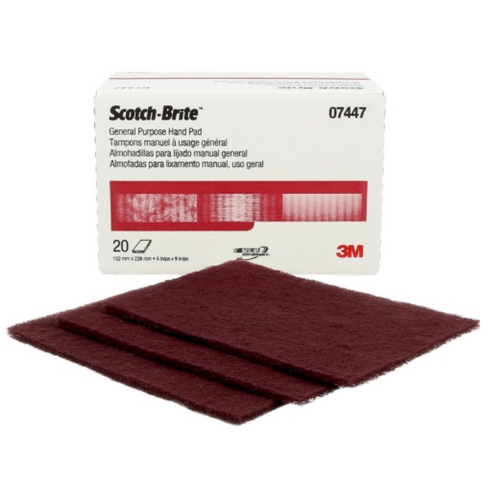 3M Scotch-Brite General Purpose Hand Pads Maroon (20 Pack)