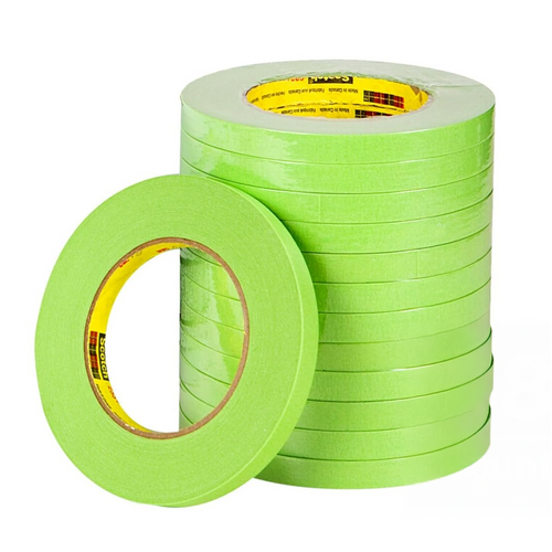 3M Scotch 233+ Green Performance Masking Tape 12mm x 50m (12 Rolls)