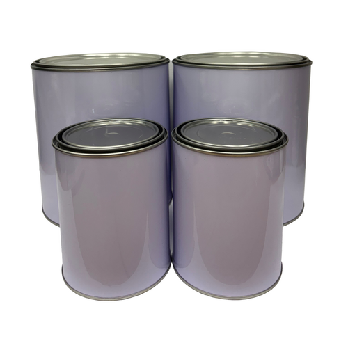 Empty Mixing Tin &amp; Lid 4 Litre &amp; 1 Litre