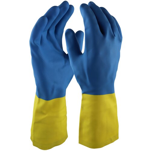 Maxisafe Large Solvent Resistant Rubber Gloves (2 Pairs)