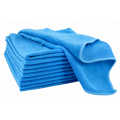 Blue Mircofibre Cloths 40cm x 40cm (25 Pack)