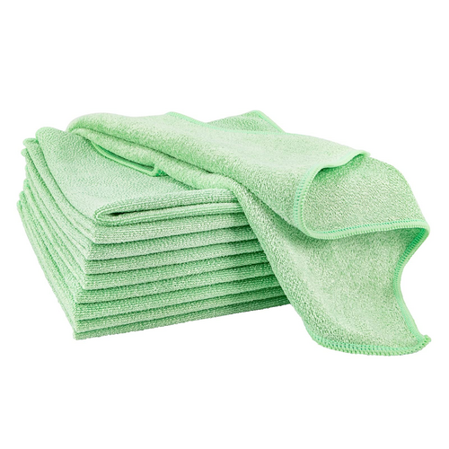 Green Mircofibre Cloths 40cm x 40cm (30 Pack)