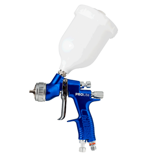 Devilbiss Pro Lite Blue 1.3mm with TE10 &amp; TE20 Air Cap Gravity Spray gun