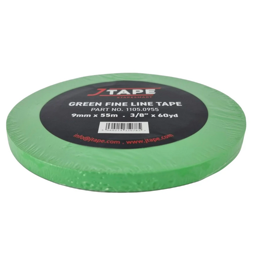 Jtape 6mm Green Fine Line Masking Tape (2 Pack)